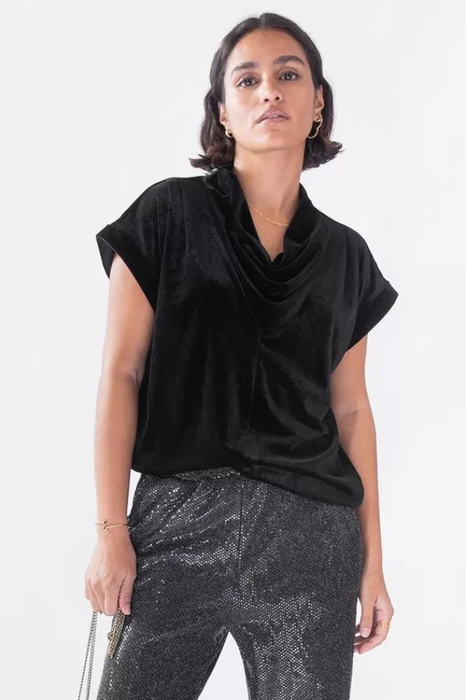 Dames T-Shirts En Tops-EVelvetTopMetCol