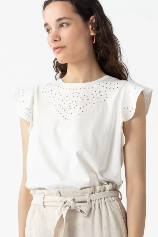 Dames T-Shirts En Tops-GeborduurdShirt
