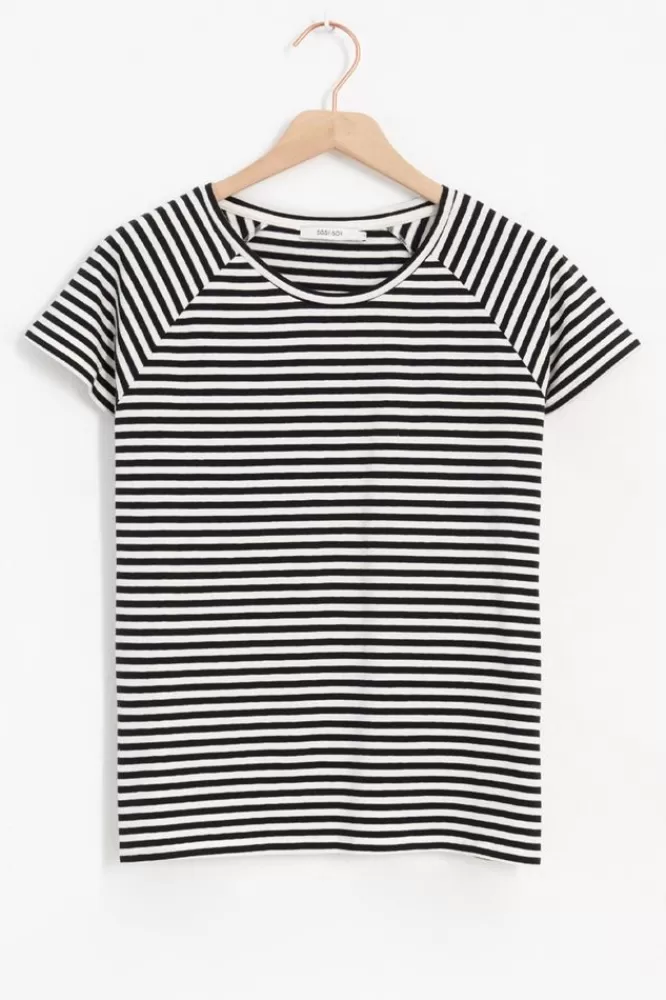 Dames T-Shirts En Tops-GestreeptT-Shirt