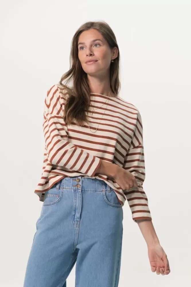 Dames T-Shirts En Tops-GestreeptT-Shirt