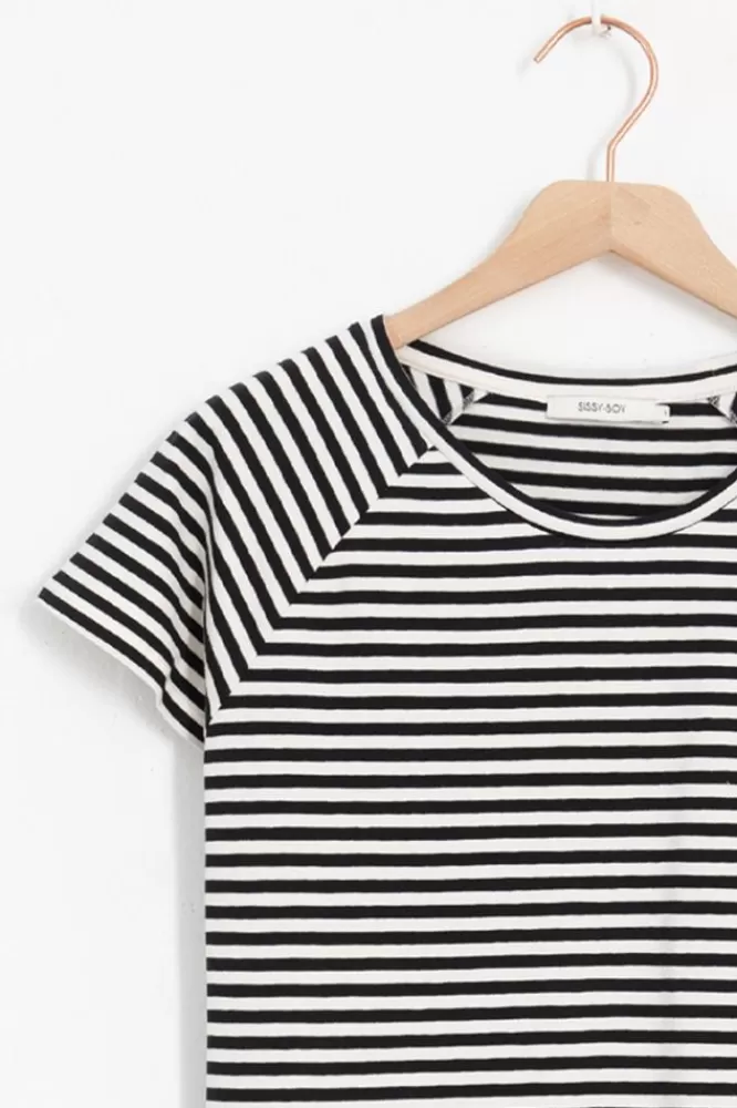Dames T-Shirts En Tops-GestreeptT-Shirt