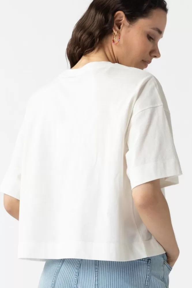 Dames T-Shirts En Tops-JerseyCroppedT-Shirt