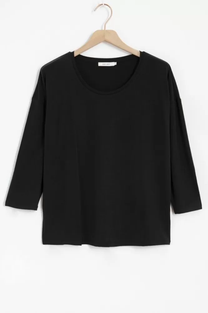 Dames T-Shirts En Tops-JerseyT-ShirtMetDriekwartMouwen