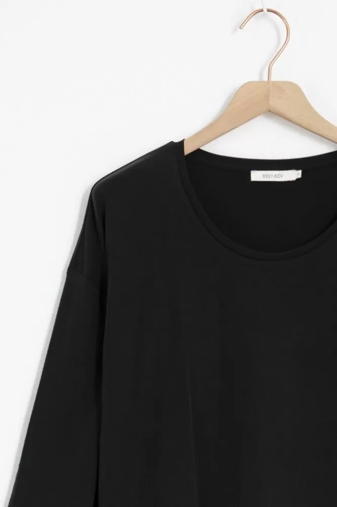 Dames T-Shirts En Tops-JerseyT-ShirtMetDriekwartMouwen