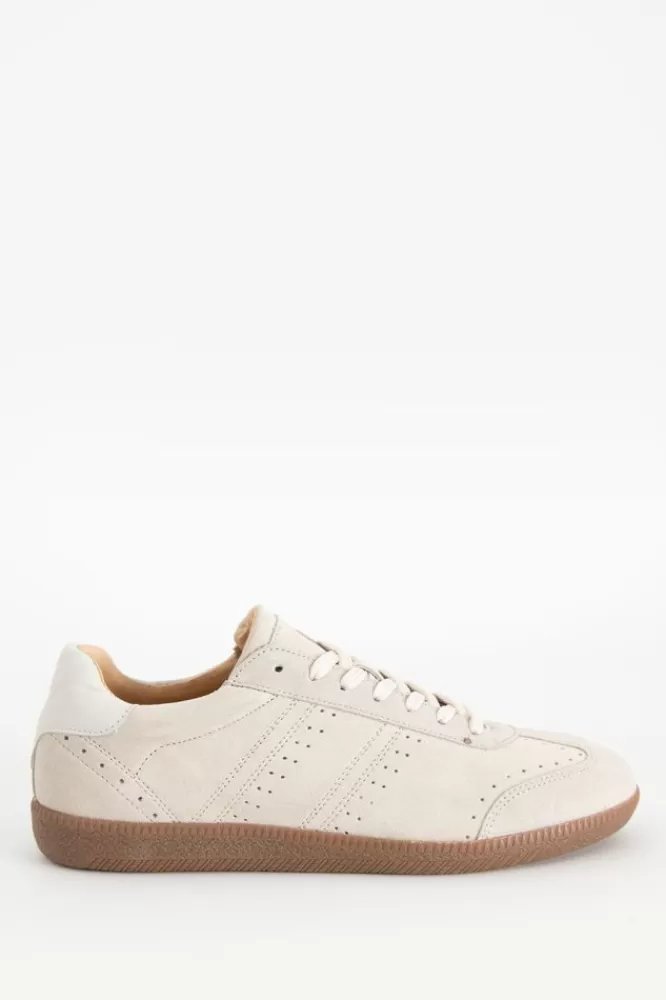 Dames Schoenen-LageSuedeSneakersMetGumZool