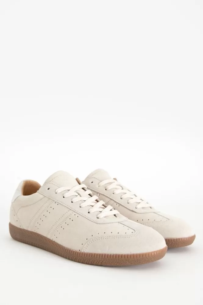 Dames Schoenen-LageSuedeSneakersMetGumZool