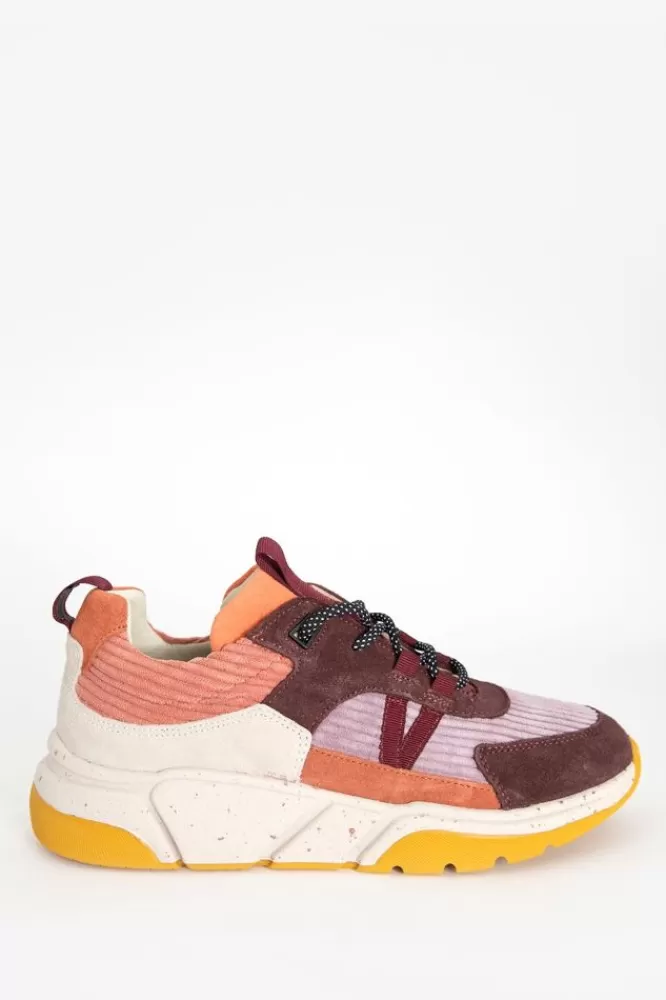 Dames Schoenen-MulticolourSuedeSneakers