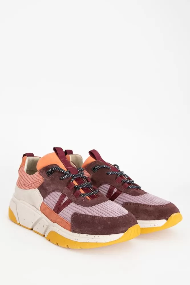 Dames Schoenen-MulticolourSuedeSneakers
