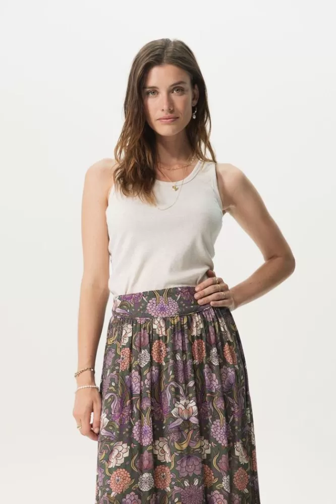 Dames T-Shirts En Tops-RibSinglet