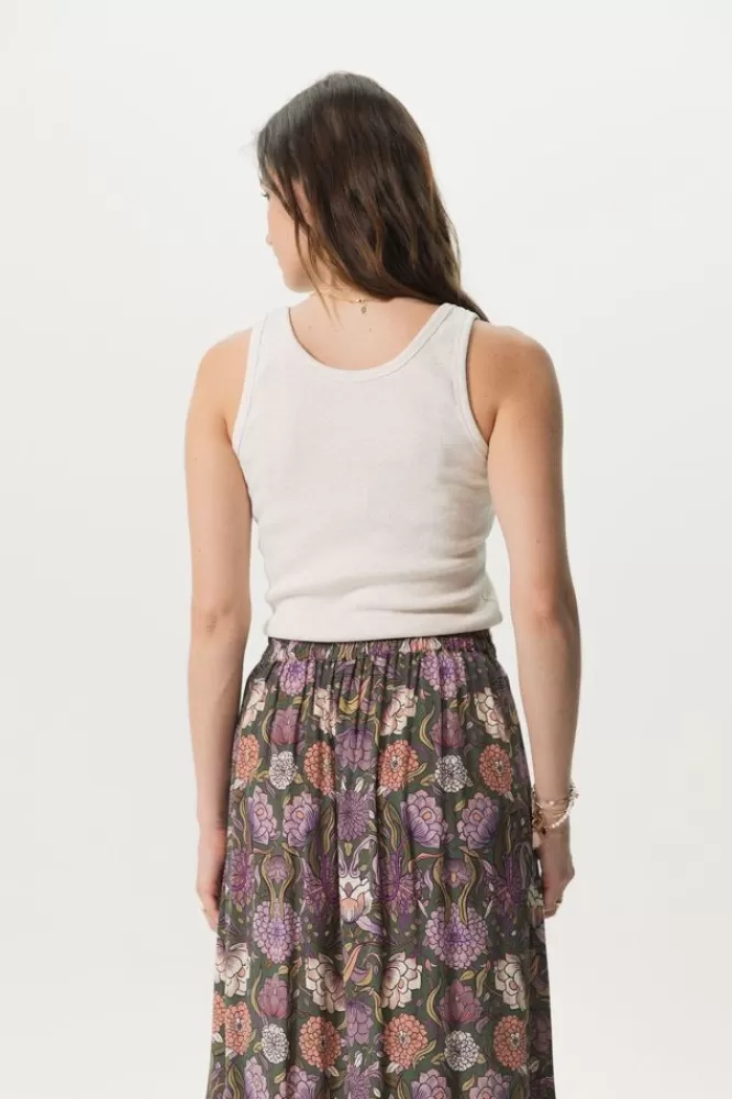 Dames T-Shirts En Tops-RibSinglet