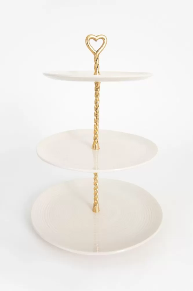 * Servies-Te Etagere Met Hartje