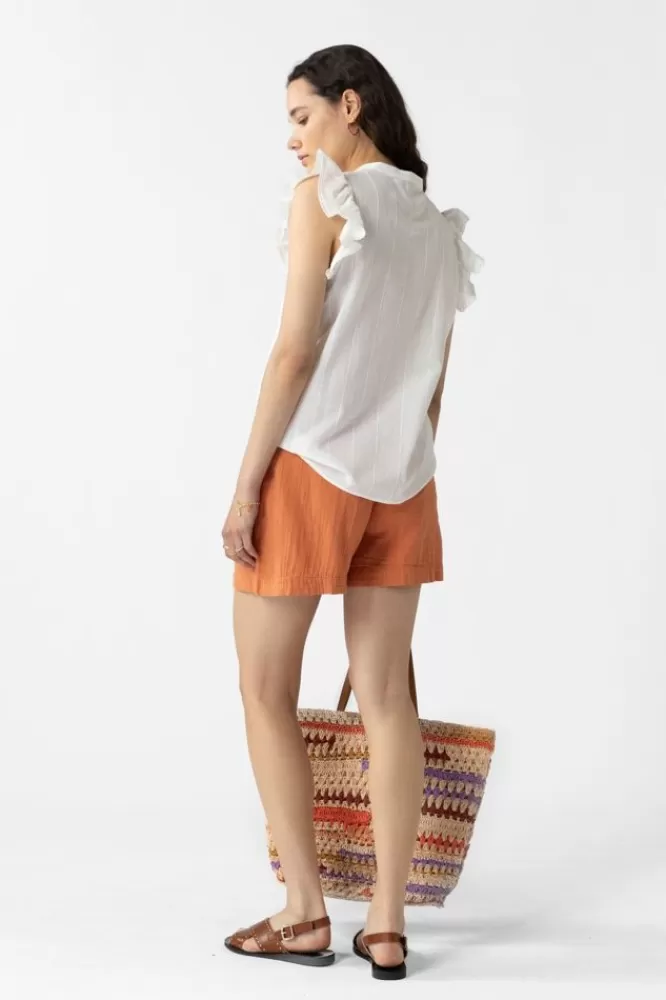 Dames T-Shirts En Tops-TeTopMetRuffes