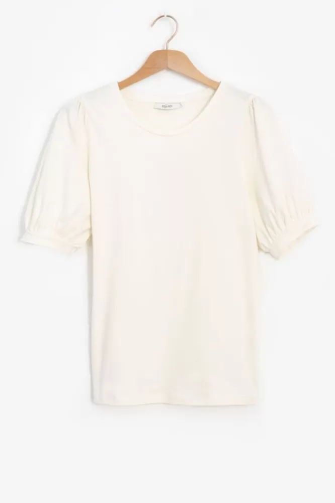 Dames T-Shirts En Tops-T-ShirtMetPofmouwen